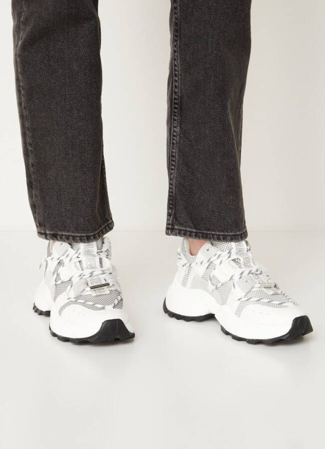 Steve Madden Tasmania sneaker met mesh details