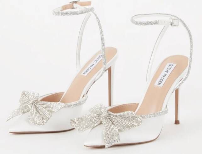 Steve Madden Vamonos pump van satijn met strass