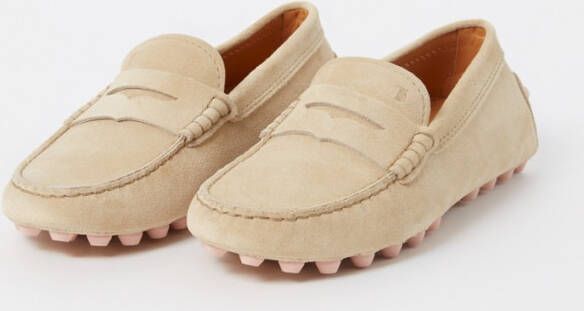 TOD'S Gommino Bubble mocassin van suède