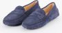 Tod's Dames Gommini Mocassin Blauw - Thumbnail 4