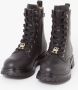 Tommy Hilfiger veterboots zwart Meisjes Polyester Effen 27 - Thumbnail 8