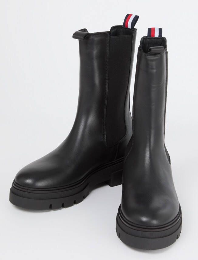Tommy Hilfiger Chelsea boot van leer