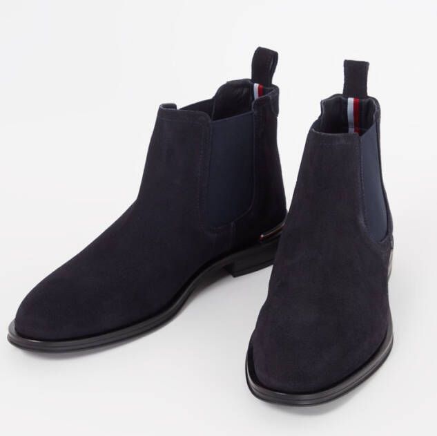 Tommy Hilfiger Chelsea boot van suède