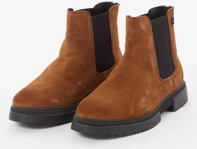 Tommy Hilfiger Chelsea boot van suède