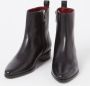 Tommy Hilfiger Laarsjes LOW COWBOY FLAT LEATHER basic blokhak zakelijke schoen in smalle vorm - Thumbnail 5