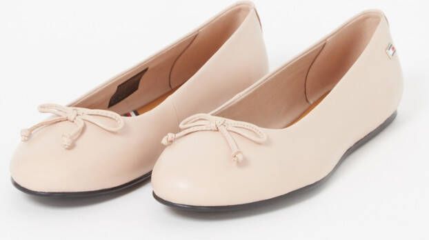 Tommy Hilfiger Essential Chic ballerina van leer