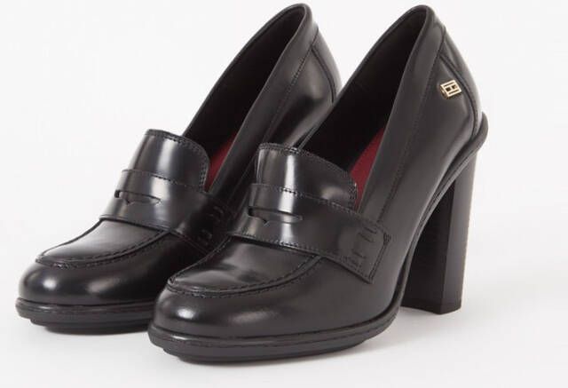 Tommy Hilfiger Essential pump van leer