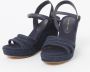 TOMMY HILFIGER Blauwe Espadrilles Essential Basic Wedge - Thumbnail 6