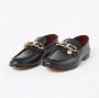 Tommy Hilfiger Zwarte Leren Loafers voor Vrouwen Black Dames - Thumbnail 8