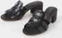 Tommy Hilfiger Slippers BLOCK MID HEEL LEATHER SANDAL - Thumbnail 8