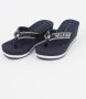 Tommy Hilfiger Tommy Webbing H Wedge Sandal Slippers Blauw Vrouw - Thumbnail 8