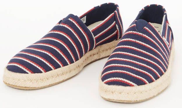 TOMS Alpargata 2-0 espadrille met streepprint