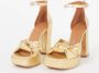 Toral Amaia sandalette van leer met metallic finish - Thumbnail 3