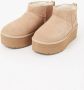 UGG CLASSIC ULTRA MINI PLATFORM W Volwassenen Gevoerde laarzenSnowbootsDames laarzen Wit beige - Thumbnail 28