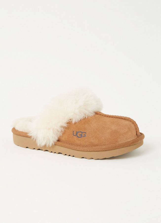 Ugg Cozy II pantoffel van suède en wol