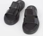 Vagabond Blenda Zwart Leer Platte sandalen Dames - Thumbnail 7