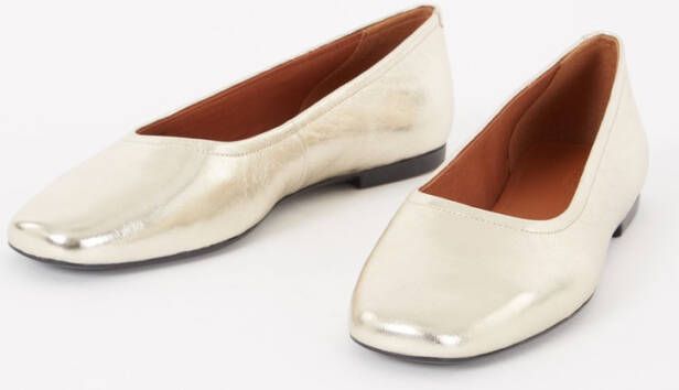 Vagabond Shoemakers Jolin ballerina van leer met metallic finish