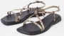Vagabond Shoemakers Izzy sandaal van leer met slangenprint - Thumbnail 2