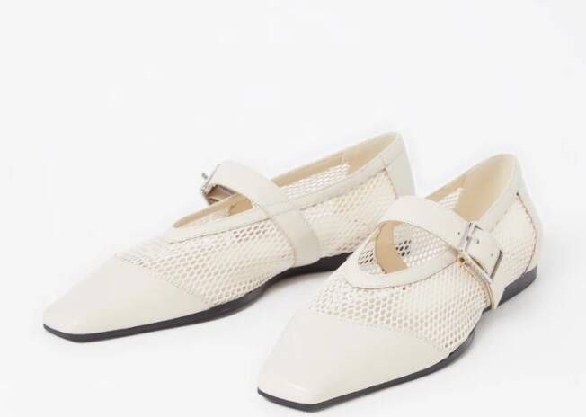 Vagabond Shoemakers Wioletta ballerina van mesh met leren details