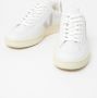 Veja Witte Leren Sneakers Ronde Neus Logo White Heren - Thumbnail 12