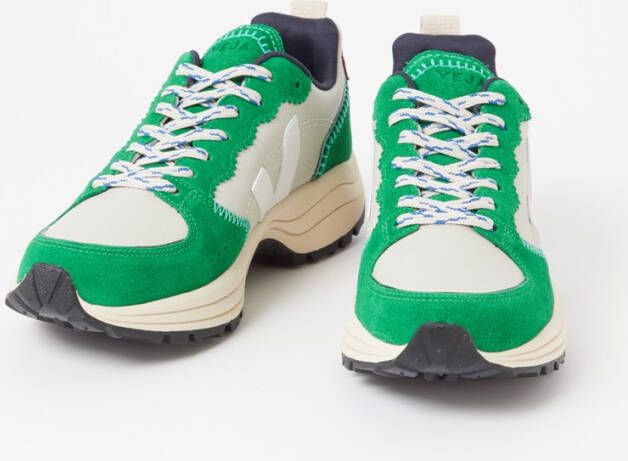 Veja Venturi sneaker van leer met suède details