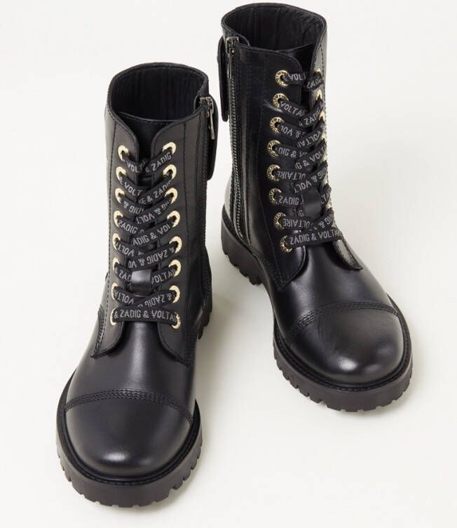 Zadig&Voltaire Joe veterboot van leer