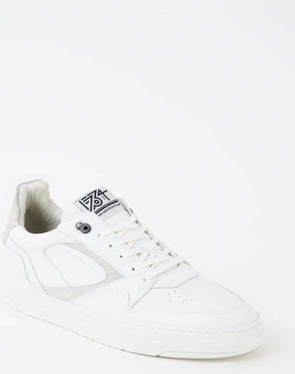 Floris van Bommel De Dunker 03-02 sneaker van leer met suède details