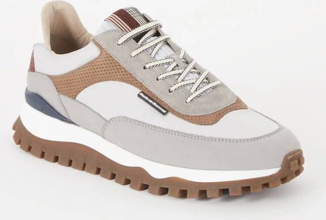 Floris van Bommel De Grommer 01-08 sneaker met nubuck details