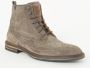 Floris van Bommel Veterboots Heren Boots Laarzen Herenschoenen Suède SFM-80035 Taupe - Thumbnail 4