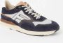 FLORIS VAN BOMMEL Lage Sneakers Heren Sfm-10153 De Runner Maat: 44⅔ Materiaal: Suède Kleur: Blauw - Thumbnail 2