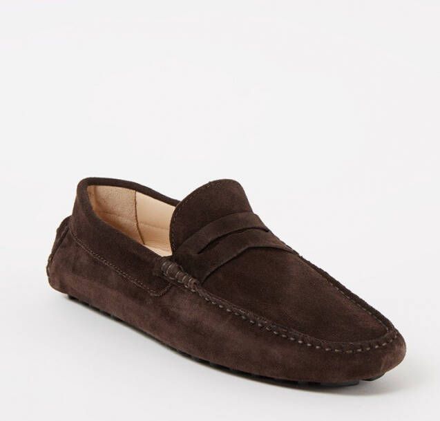 Van Bommel 15100 mocassins heren bruin 00 darkbrown suede 42 5 (8+) - Foto 3