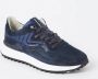 Floris van Bommel Sneakers Heren Lage sneakers Herenschoenen Canvas SFM-10152 Blauw - Thumbnail 3