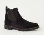 Floris van Floris van Bommel van Floris van Bommel Chelsea boots Heren Boots Laarzen Herenschoenen Suède SFM-60018 Zwart - Thumbnail 3