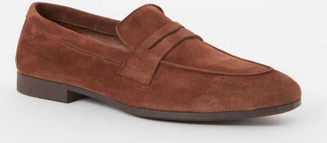 Giorgio Penny loafer van suede Schoenen
