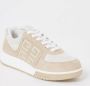 Givenchy Bicolor Leren en Suède Sneakers Beige Dames - Thumbnail 2