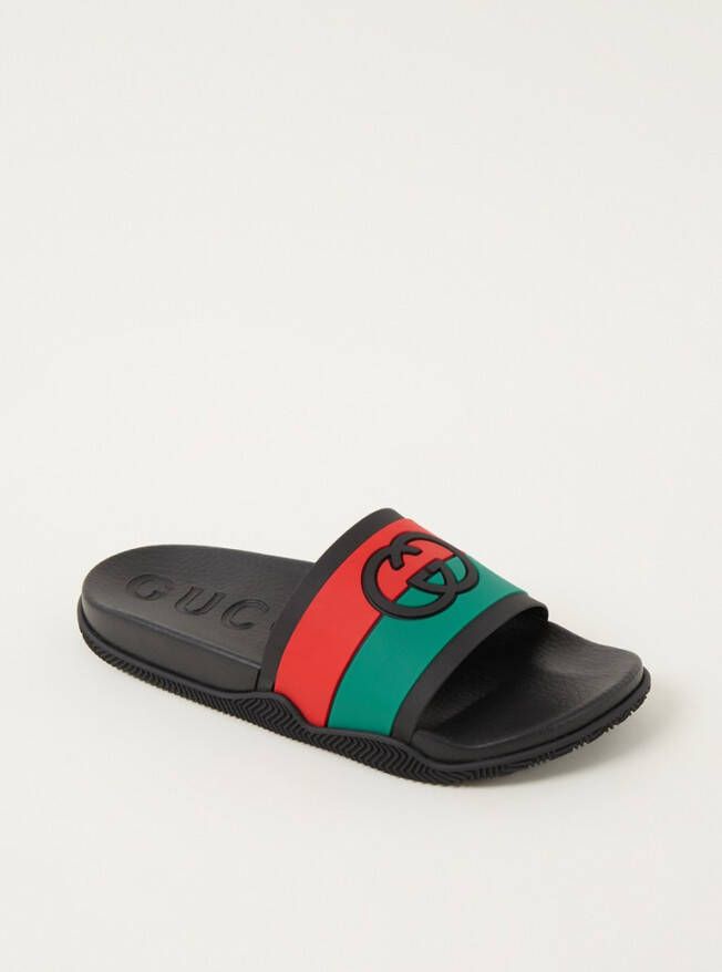 Gucci Slipper met logoprint - Schoenen.nl
