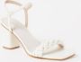 Guess Glamoureuze Elskens Hoge Hak Sandalen White Dames - Thumbnail 4