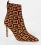 GUESS Dafina3 Enkellaarsjes Enkelboots Dames Cognac - Thumbnail 3