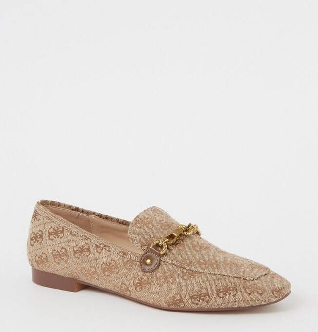 Guess Marta loafer met logoprint