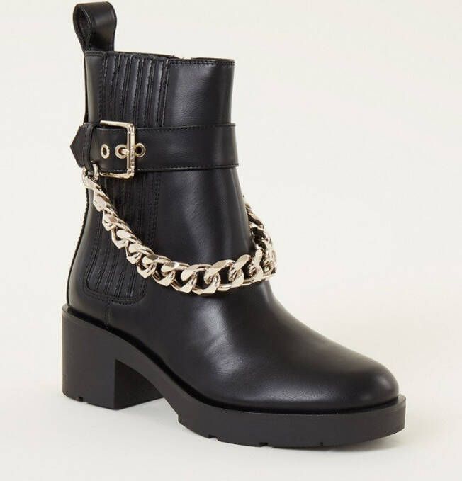 Guess Parsle biker boot met gesp detail