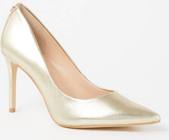 Guess Piera pump van leer met metallic finish