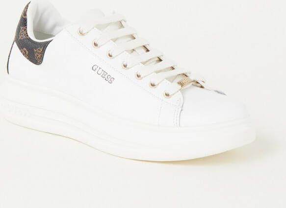 Guess Salerno sneaker met leren details