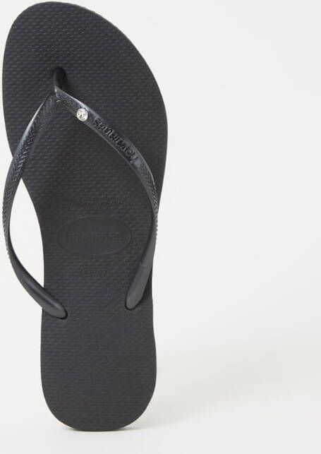 Havaianas Slim Crystal slipper met strass