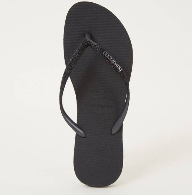 Havaianas Slim slipper met glitter