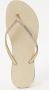 Havaianas Slim Sparkle II teenslippers met glitters zand Beige Dames Rubber 33-34 - Thumbnail 5