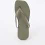 Havaianas Square Logo Metallic Tongs Green 4148257 Taille - Thumbnail 2