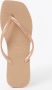 Havaianas Square Logo Metallic teenslippers roségoud - Thumbnail 4