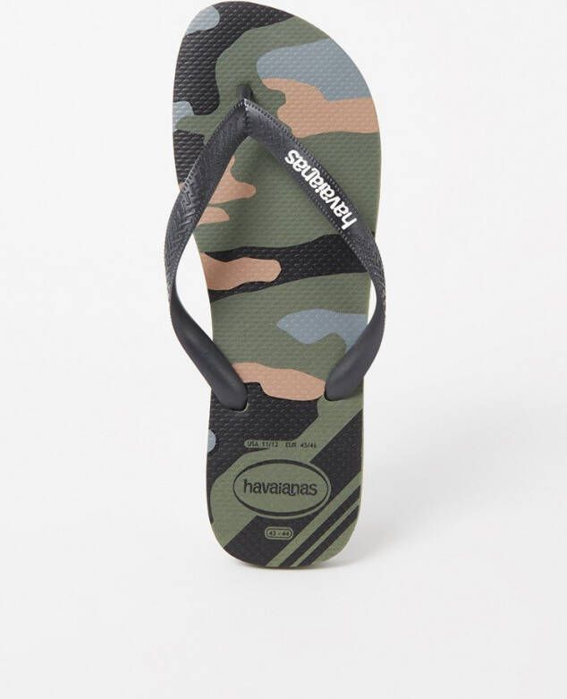 Havaianas Top slipper met camouflageprint