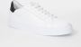 Hide&Jack Zwart Wit Lage Top Sneaker White Heren - Thumbnail 1