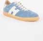 HOGAN Lage Sneakers Dames Cool Allacciato Maat: 38 Materiaal: Suède Kleur: Blauw - Thumbnail 2